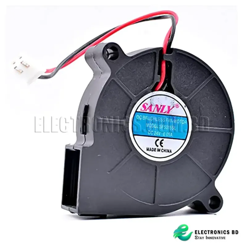 Brushless Cooling Blower Fan DC 24V 50x15mm Exhaust Fan 5015