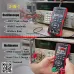 Digital Multimeter TRMS with Oscilloscope Portable LCD Colour 9999 Counts 10 MHz Mini Rechargeable Oscilloscope