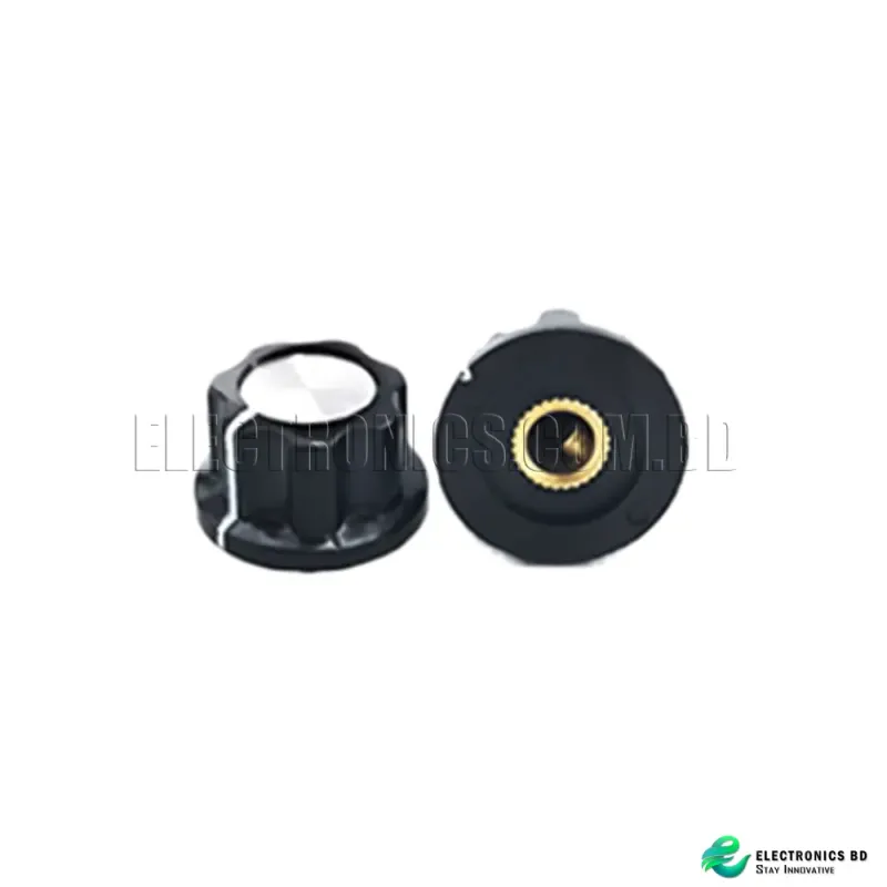 Realistic Amplifier Volume Control Metal Connector Knob 19/12mm